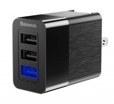 BASEUS φορτιστής τοίχου CCALL-GJ01, 3x USB, 3.4A,